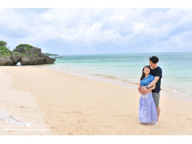 綺麗な海を背景に撮影が楽しめる♪