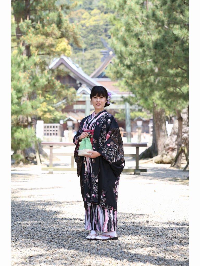 松の参道黒羽織