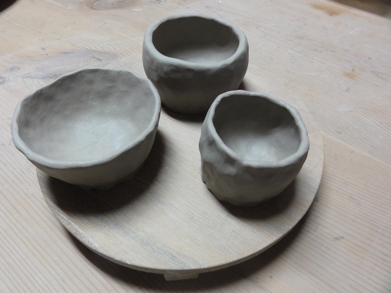 手びねりコースによる作品