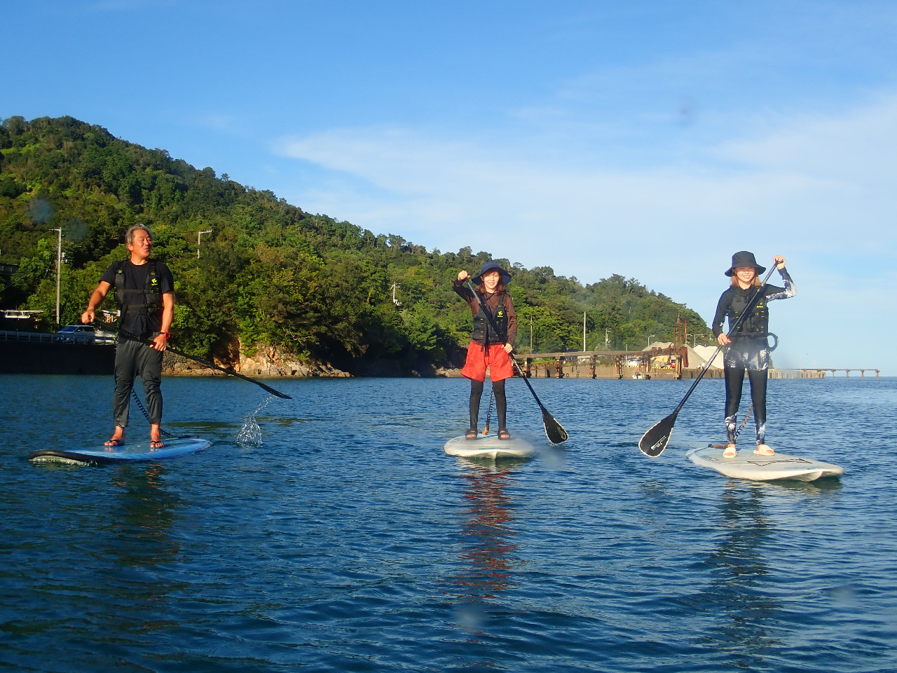 初めてでもしっかり教えてもらったから立って漕げた!楽しい☆