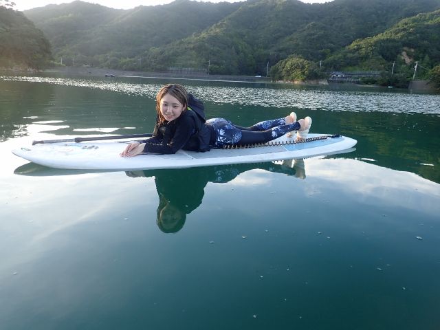 ウユニ塩湖みたいに映る時も☆癒しだらけのSUP