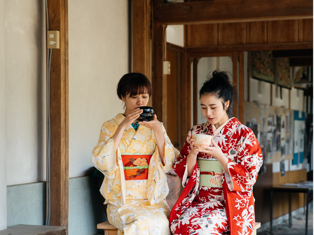 お抹茶もオプション(有料)でお楽しみいただけます。