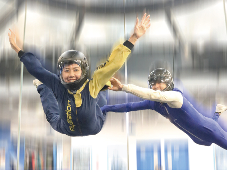 埼玉・越谷|【一般料金プラン】話題のインドア・スカイダイビングで宙を舞う体験を!