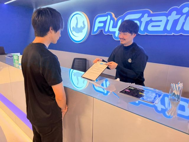 受付の様子