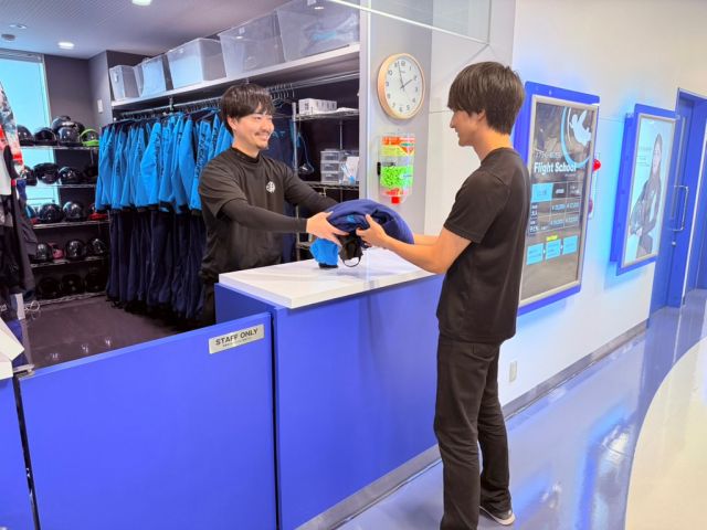 体験で使用するレンタル品は全て無料です。