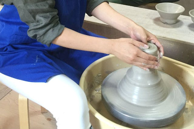 【じゃらんのお得な10日間】【陶芸体験】初心者大歓迎!ろくろ体験!作業時間約1時...