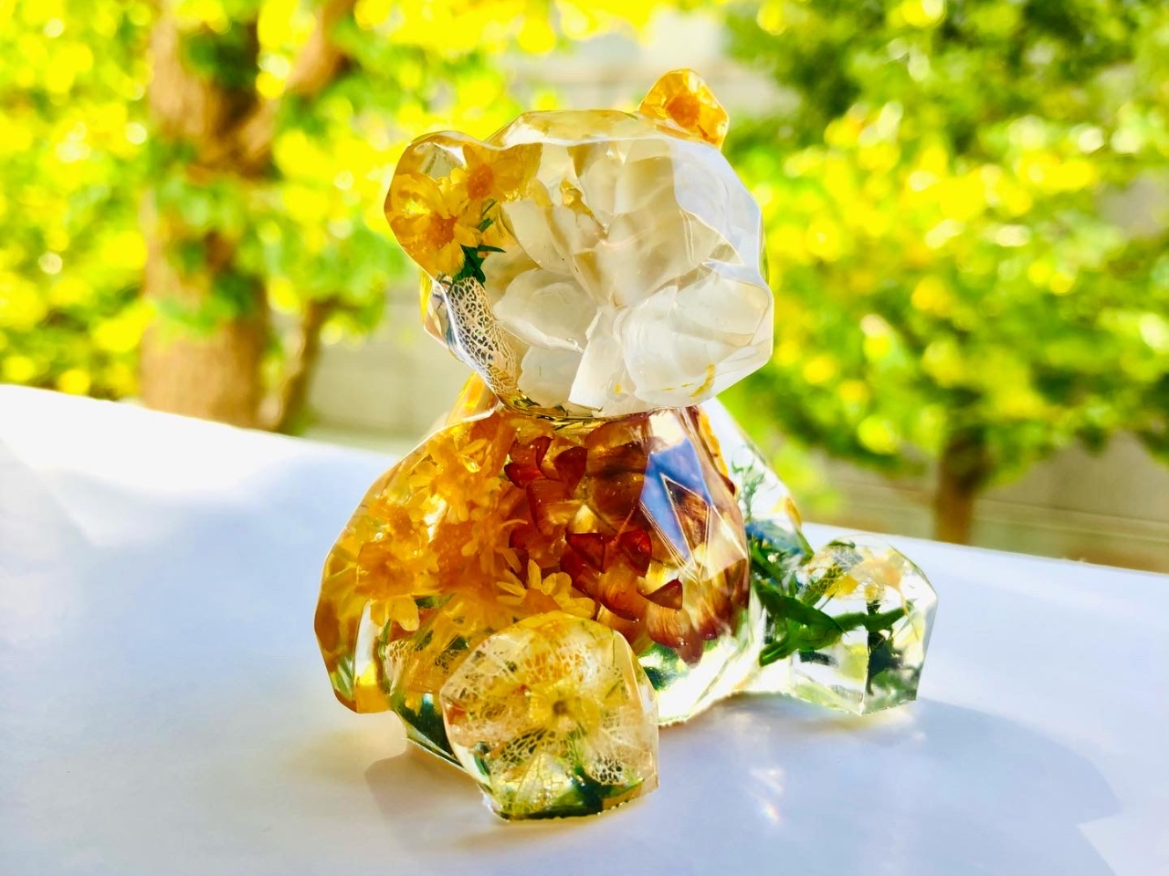 固まるハーバリウムを作ろう！クマさん or ネコさん【カップルに人気