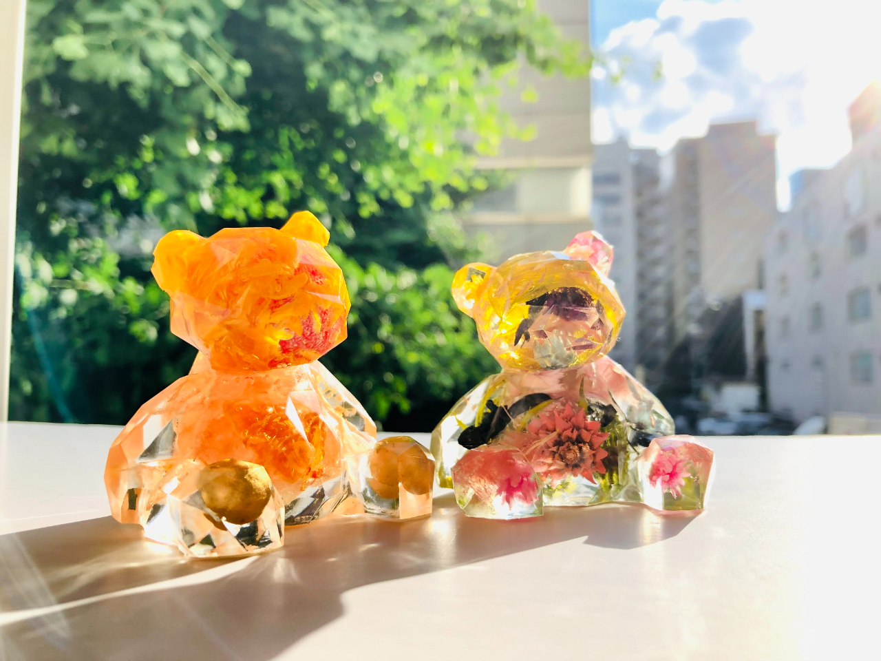 固まるハーバリウムを作ろう！クマさん or ネコさん【カップルに人気