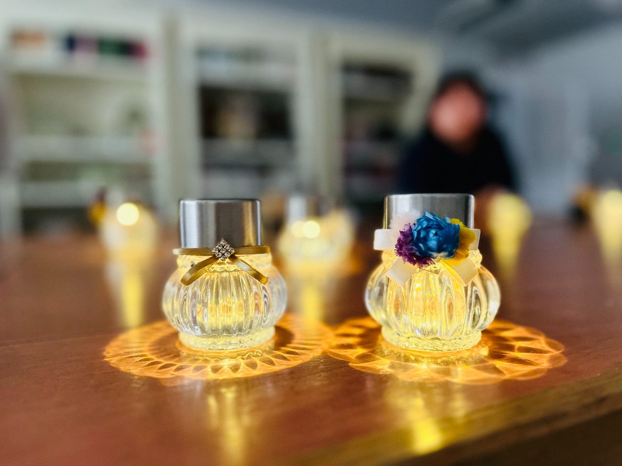 ソーラーグラスレッスン -人気の香水瓶型-【ファミリー：カップルに