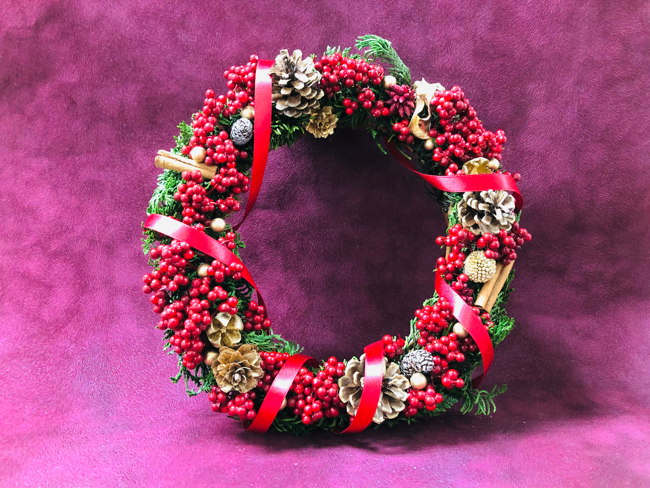 今年は手作り♪Xmasリース/フランスカルチャーサロン ラベルヴィ