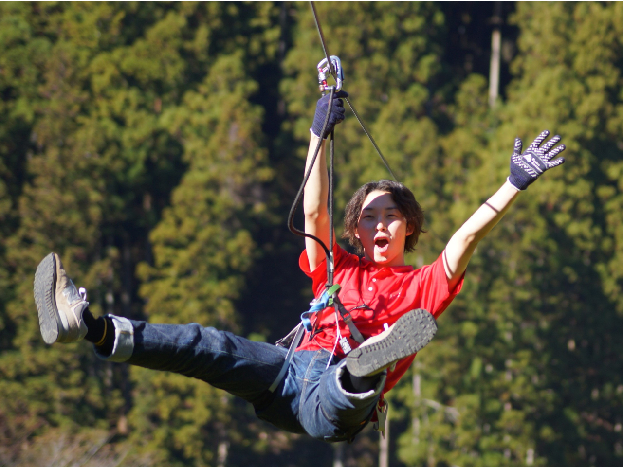 ロングジップの爽快感・大迫力は間違いないです!!