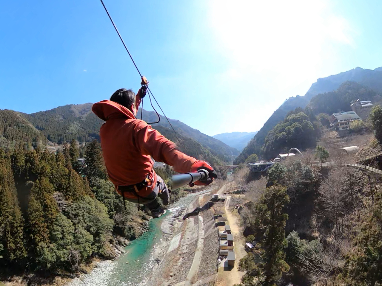 【当日予約OK・紅葉に最適】全長720m高さ50m超絶景!超絶叫!ジップライン ...