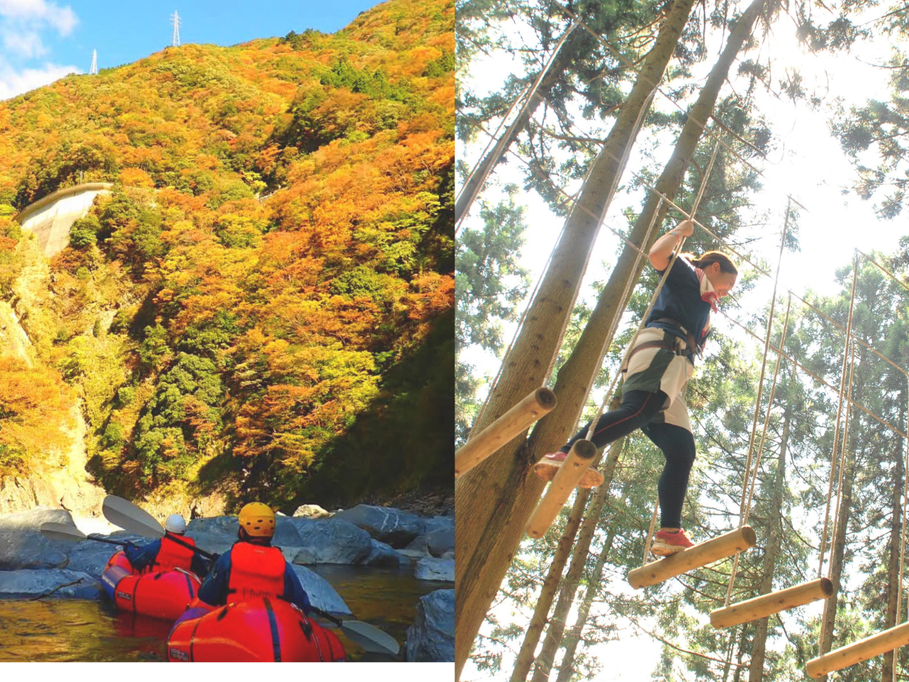 川の上からしか見れない秘境の大絶景をお楽しみいただけます♪