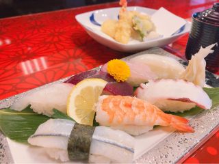 地域共通クーポン対象 和食 花伝 ランチタイム限定 寿司定食 ホテルプラザオーサカ じゃらん遊び体験