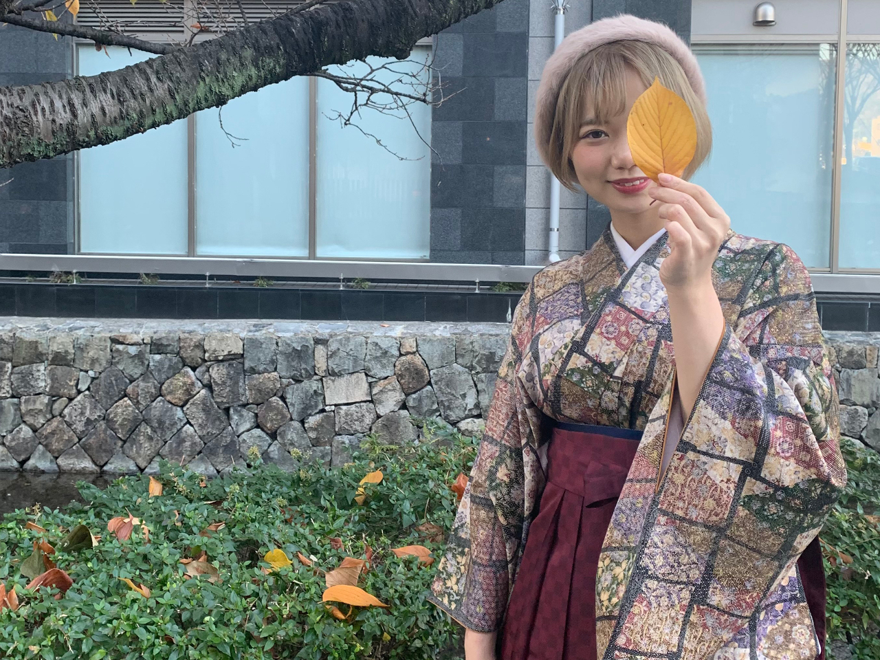 何気ない街の風景もレトロ袴で散策すると絵になる素敵な時間を楽しんで下さい