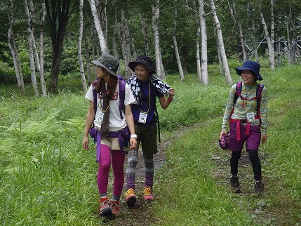 まずはここから。ファミリーにおすすめ!「白樺の小径コース」
白樺の林の中をさわやかな風が駆け抜けます。