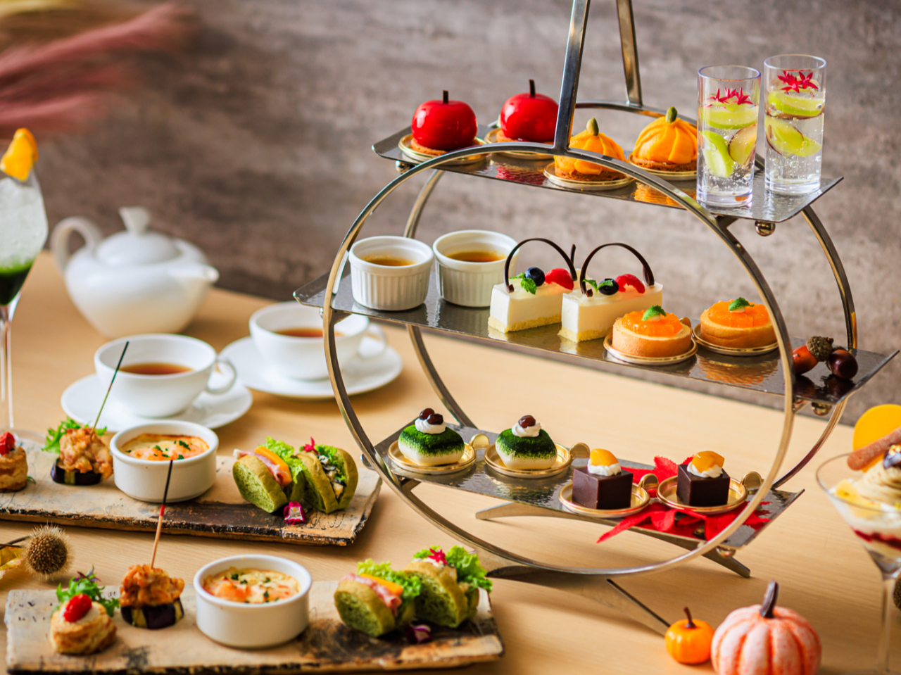 秋の味覚アフタヌーンティー