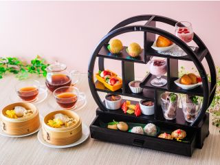 いちごのチャイニーズアフタヌーンティー