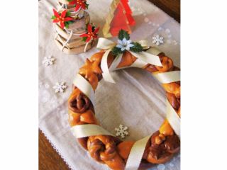 世界に一つだけのリースパンを作りませんか♪