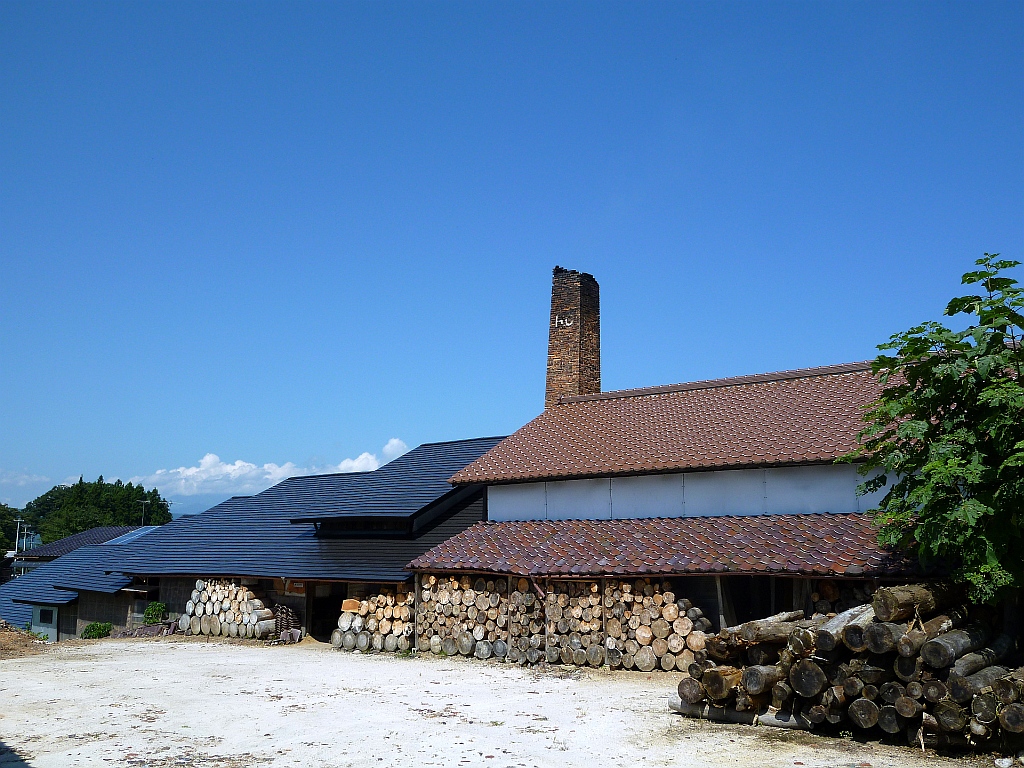 近代化産業遺産「三津谷の登り窯」外観