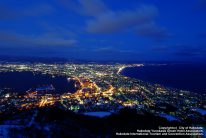 ロープウェイ利用【冬の函館山夜景観賞1時間30分コース】函館山百万ドルの夜景観賞...