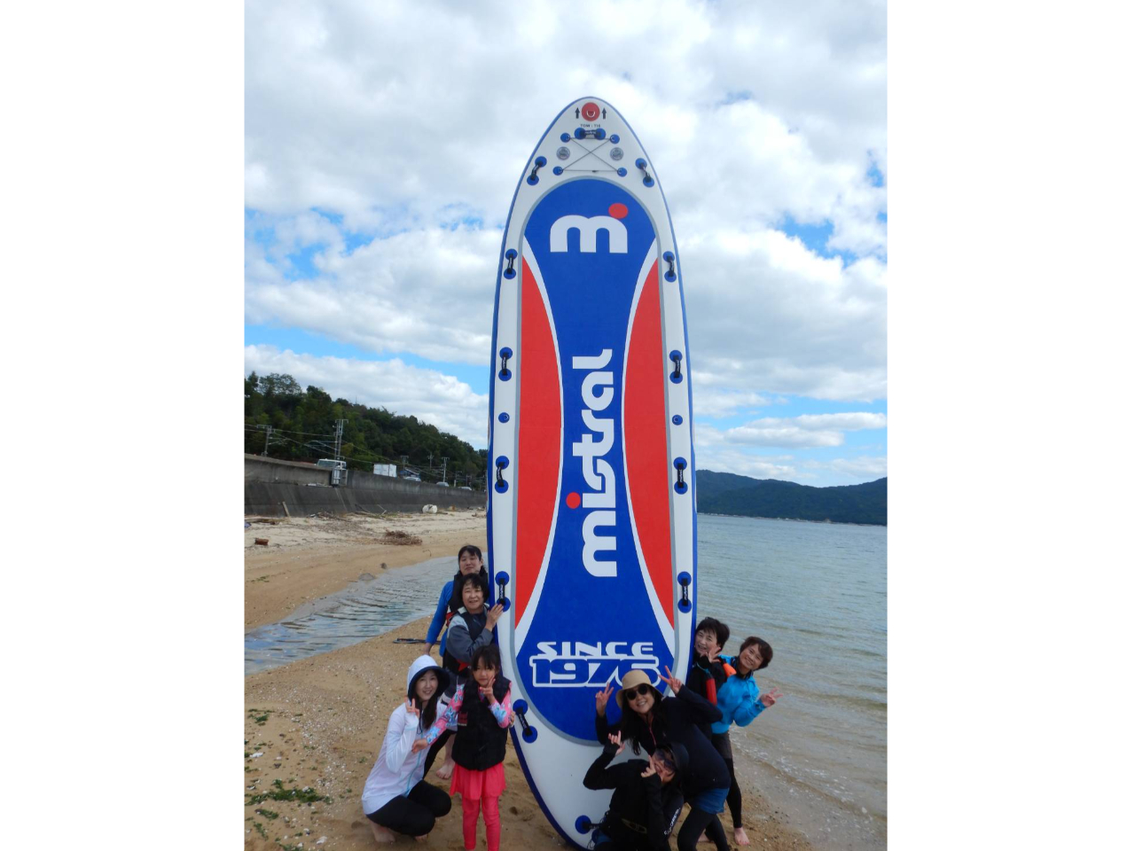 ど迫力のBICSUP。写真映えます!