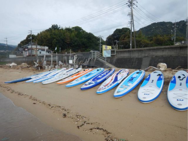 10本以上の高品質SUPボードを用意しています。
