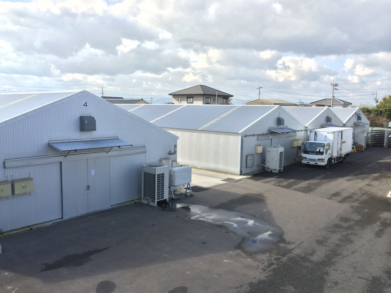 このようなハウスで栽培しています。