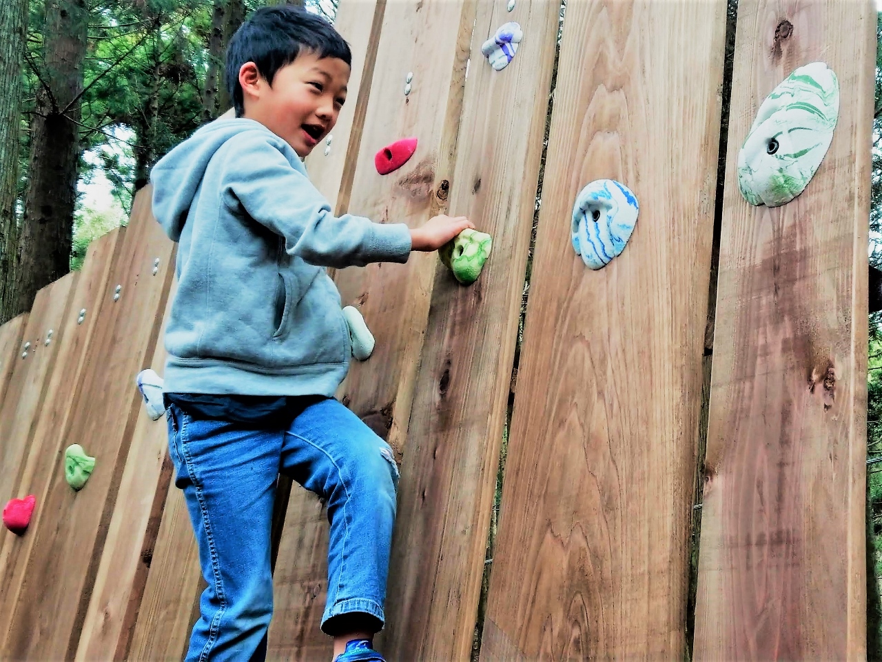 アドベンチャーコースに参加できないキッズにはアスレティックコースもありますよ!