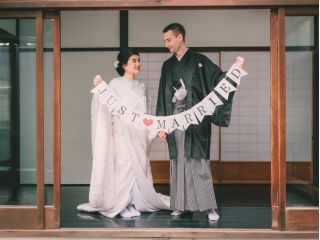 カップル限定【婚礼フォトセッションプラン】婚礼衣装+ヘアセット&メイク+町家スタジオ撮影