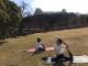 城VIEWの芝生YOGAはここだけ!