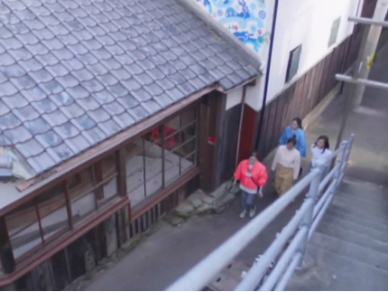 日本のアマルフィ雑賀崎で路地歩き体験(さんま試食なし)