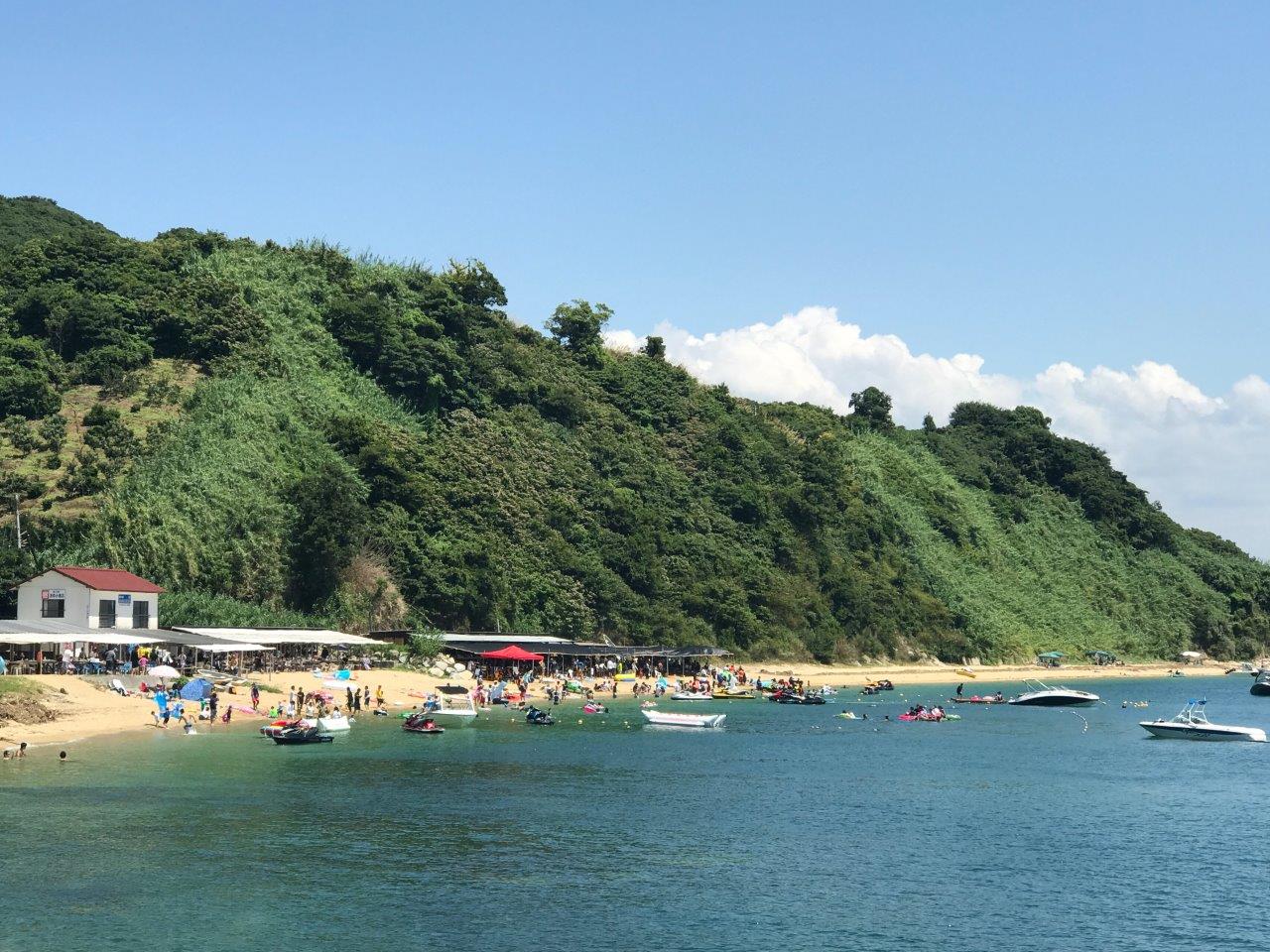 瀬戸内海に浮かぶ、愛媛県松山港の沖合いの有人島『興居島(ごごしま)』