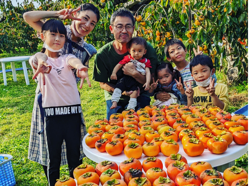 日中は気候も良く、空気が美味しい!と思える中での柿狩りは非日常が味わえます♪