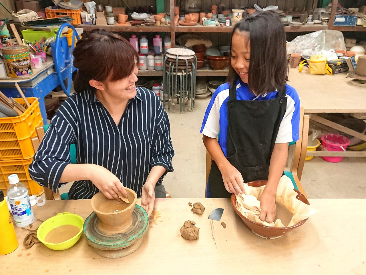 【手びねり体験】徳島で大谷焼の作陶をしよう!時間制限なし★納得いくまで自分の作品...