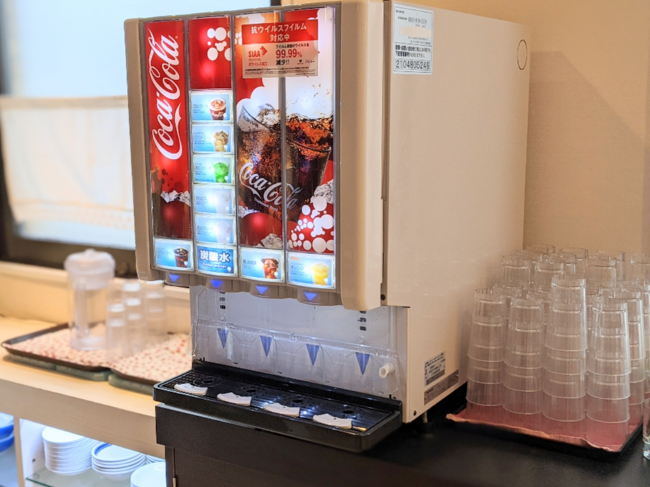 ソフトドリンクも9種類ご用意しています.