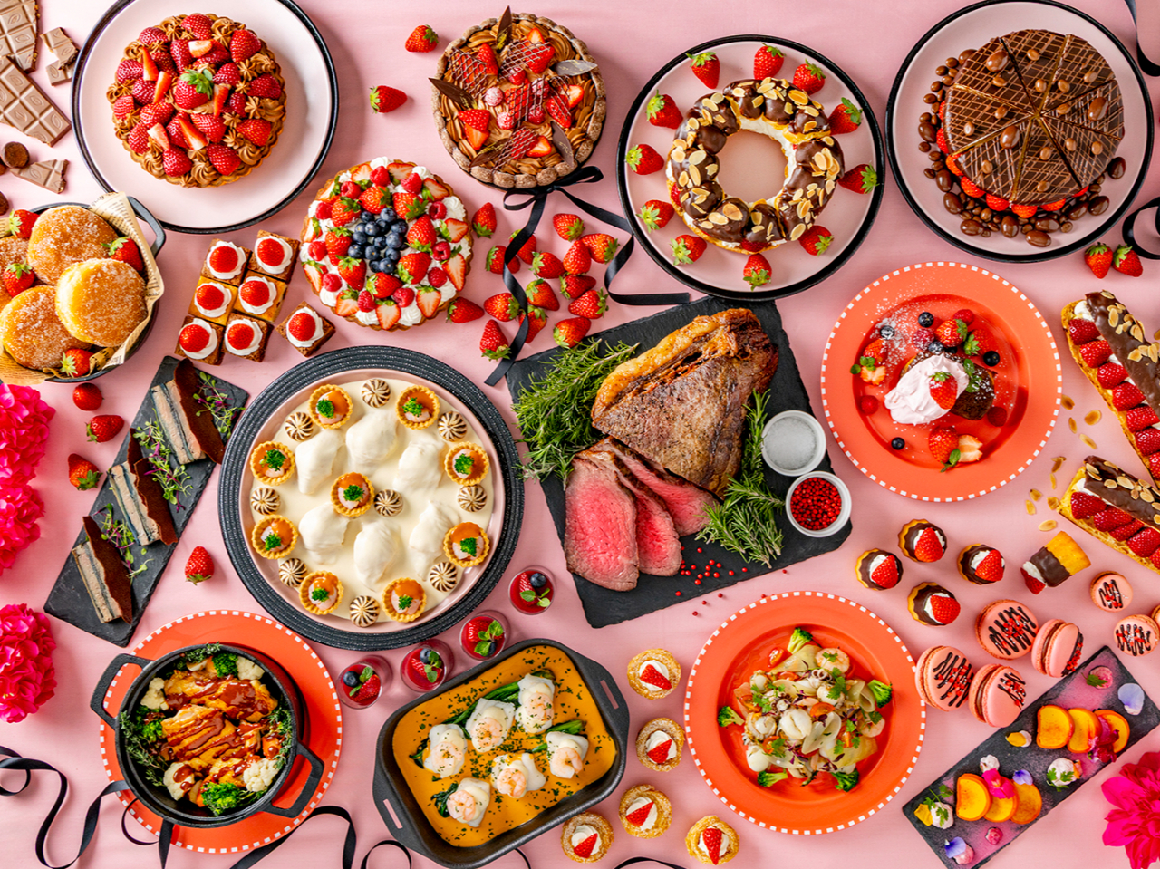 ★平日ディナービュッフェ★ストロベリー&ガストロノミービュッフェ ~Noir e...