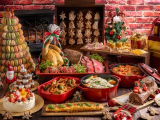 ★「クリスマススペシャルディナービュッフェ」★4日間限定の特別メニューをご用意♪ 40種のメニューが食べ放題!ソフトドリンクも飲み放題!