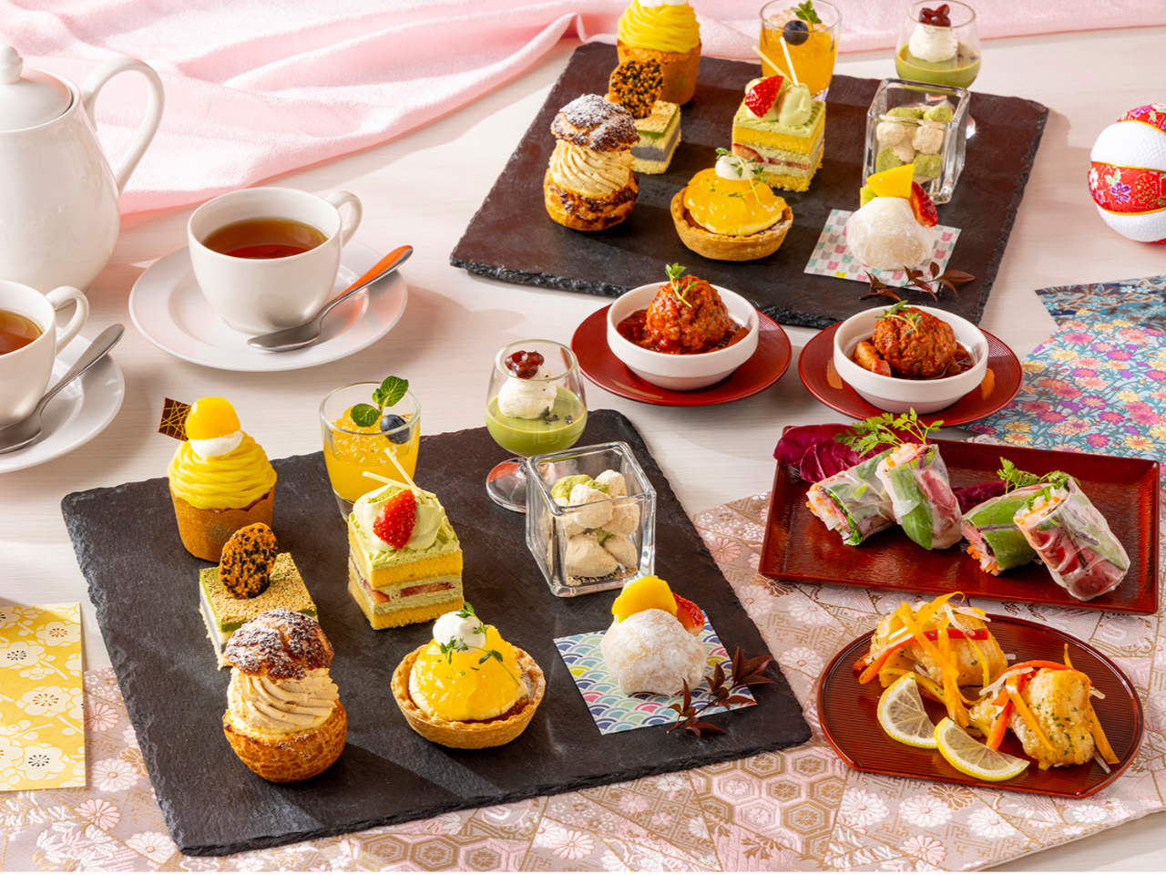 平日限定「AVANTI 和風アフタヌーンティー」■5/7~6/30■30種類以上...