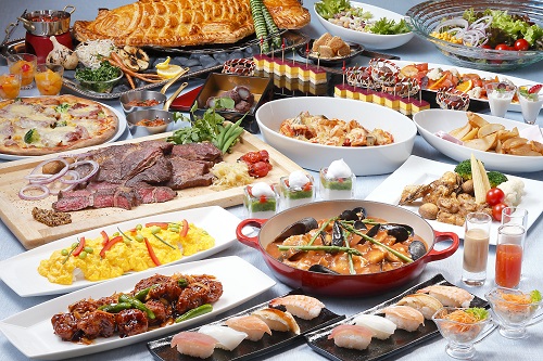 土日祝限定ワンドリンクサービス 滋賀の食材や料理長オススメの約40種類食べ放題ブッフェ レストラン ザ ガーデン ファミリー カップル 女性 皆様にオススメ 琵琶湖ホテル じゃらん遊び体験