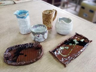 作品例(釉薬は時期によって変わる場合があります)