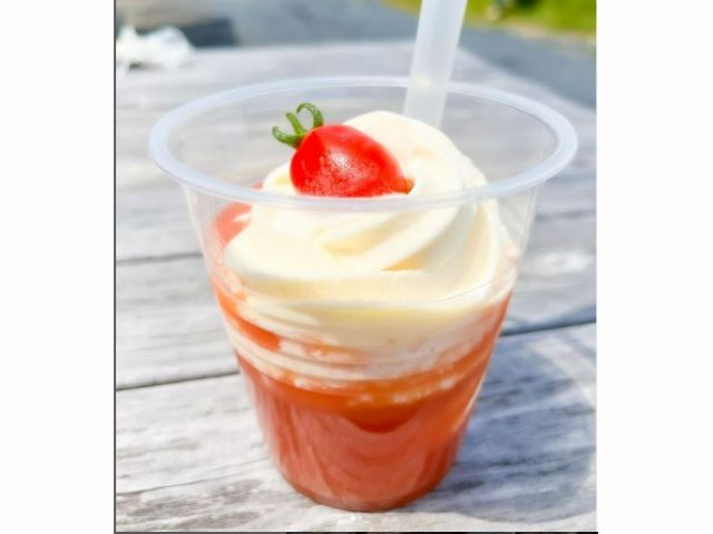 トマトシェイク食べられます♪(現地でオーダーください)