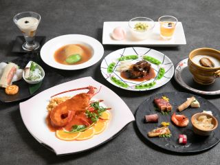 北京ダック、フカヒレ姿煮など、料理長おすすめ8品が楽しめるコース「古稀殿」