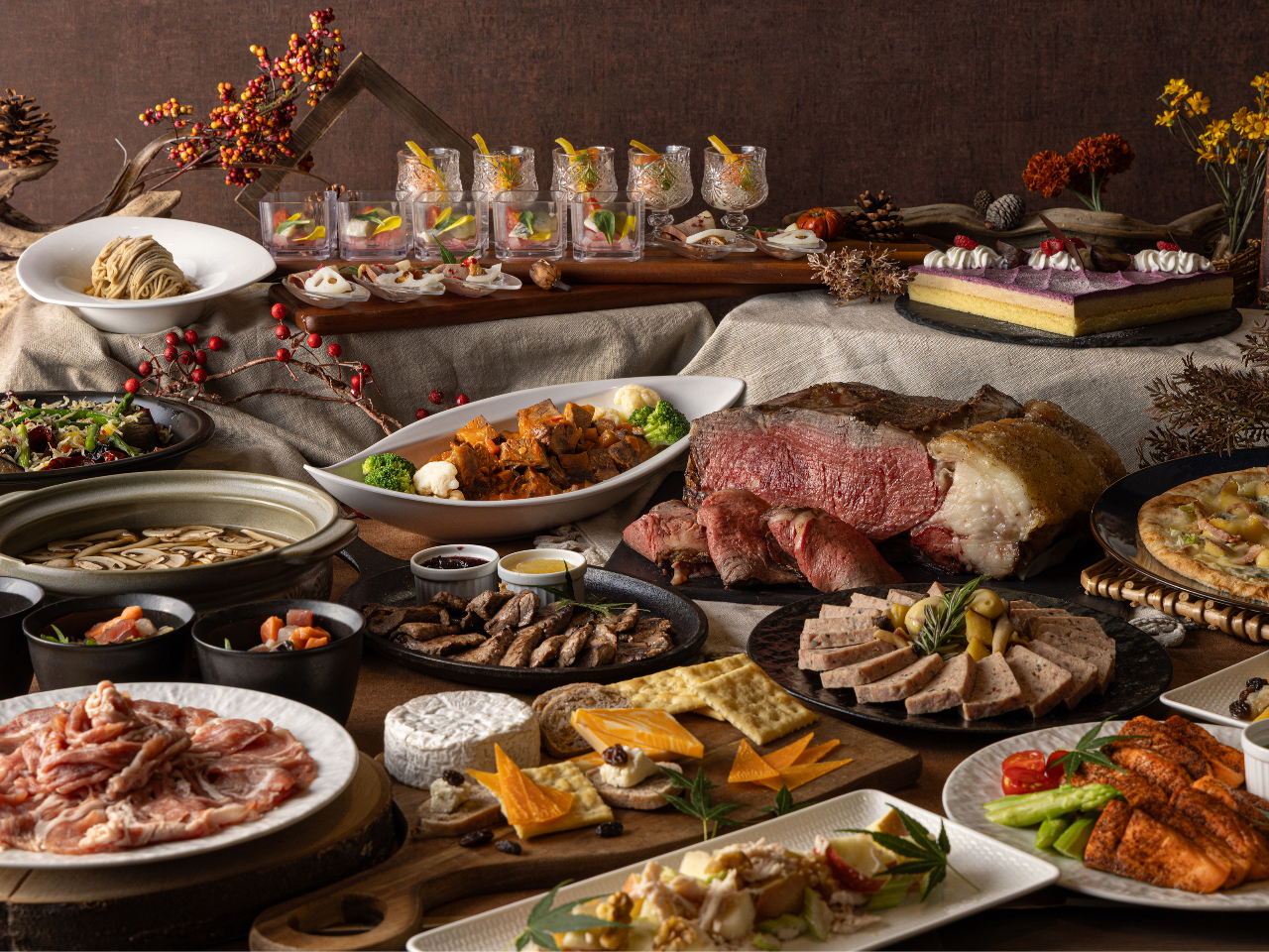 Autumn Buffet�@�H�H�ނ̋���