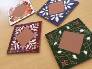 スペインタイル☆鍋敷き・壁掛け絵タイル体験/しらおいスペインタイル