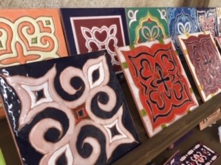 スペインタイル☆鍋敷き・壁掛け絵タイル体験/しらおいスペインタイル