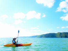 東村の海は人工物ゼロの絶景です