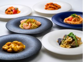 The Orangeのパスタオーダービュッフェ♪6種類のパスタ&リゾットはお席でのオーダーで出来立てをご提供。心ゆくまで堪能できるセミブッフェスタイル