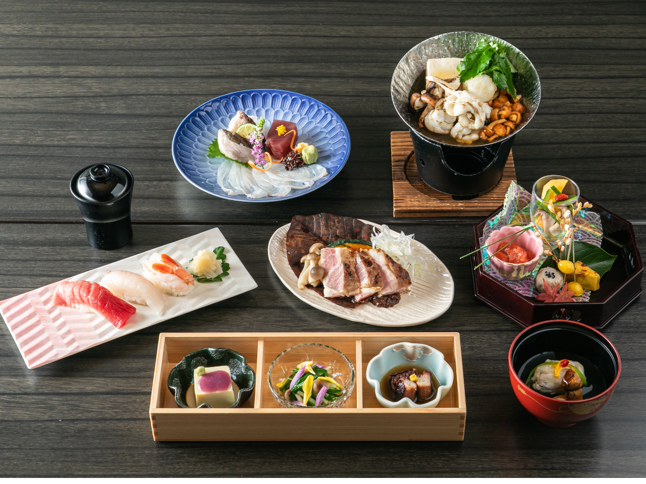 【ディナータイム】料理長おすすめ懐石 利休コース