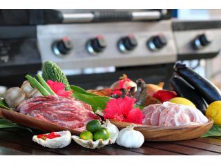 厳選!された食材でディナーBBQ